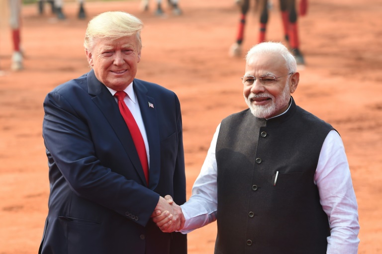 La visita de Trump a India, empañada por los disturbios y los diferendos comerciales