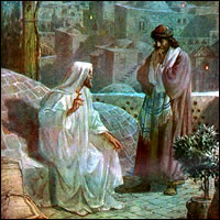 Nicodemo acude a hablar con Jesús