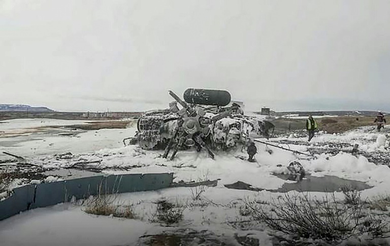 Cuatro muertos en un accidente de un helicóptero militar en Rusia