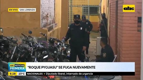 Así fue el extenso recorrido de “Roque Py Guasu” en sede policial