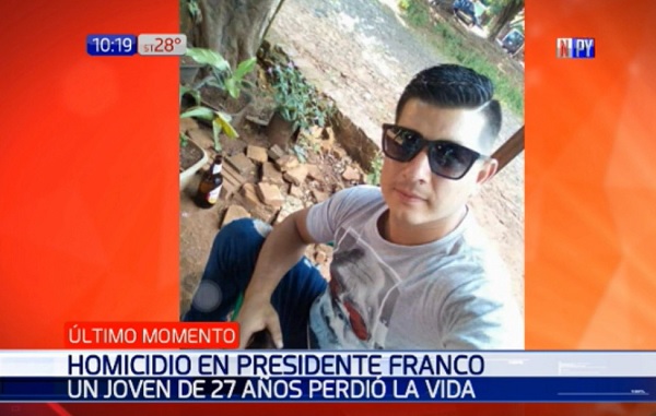 Joven es asesinado en Presidente Franco