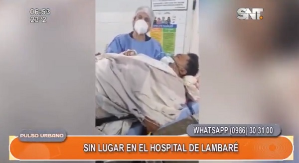 Personal de salud relata dramática falta de camas en Lambaré