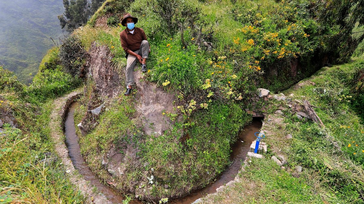 En las altas montañas de Lima se ‘siembra el agua’ con ingeniería prehispánica