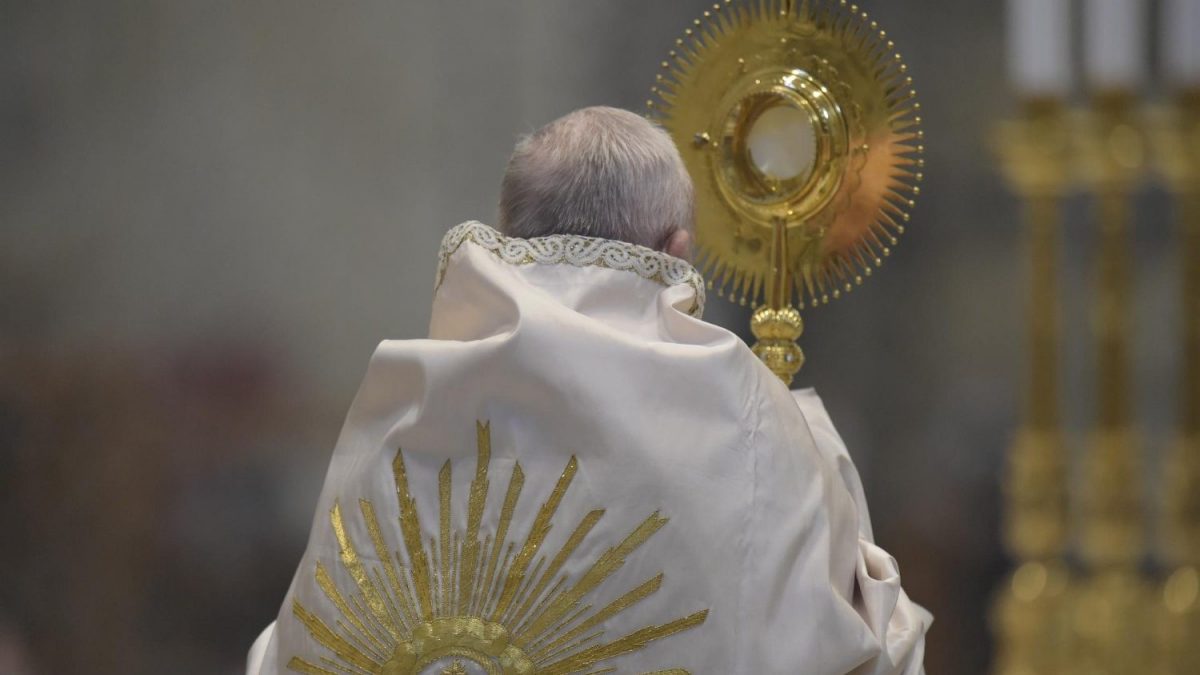 El Papa celebrará la Santa Misa del Corpus Christi en la Basílica de San Pedro