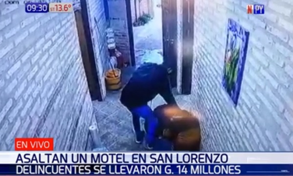 Delincuentes se llevan más de G. 14 millones de motel en San Lorenzo