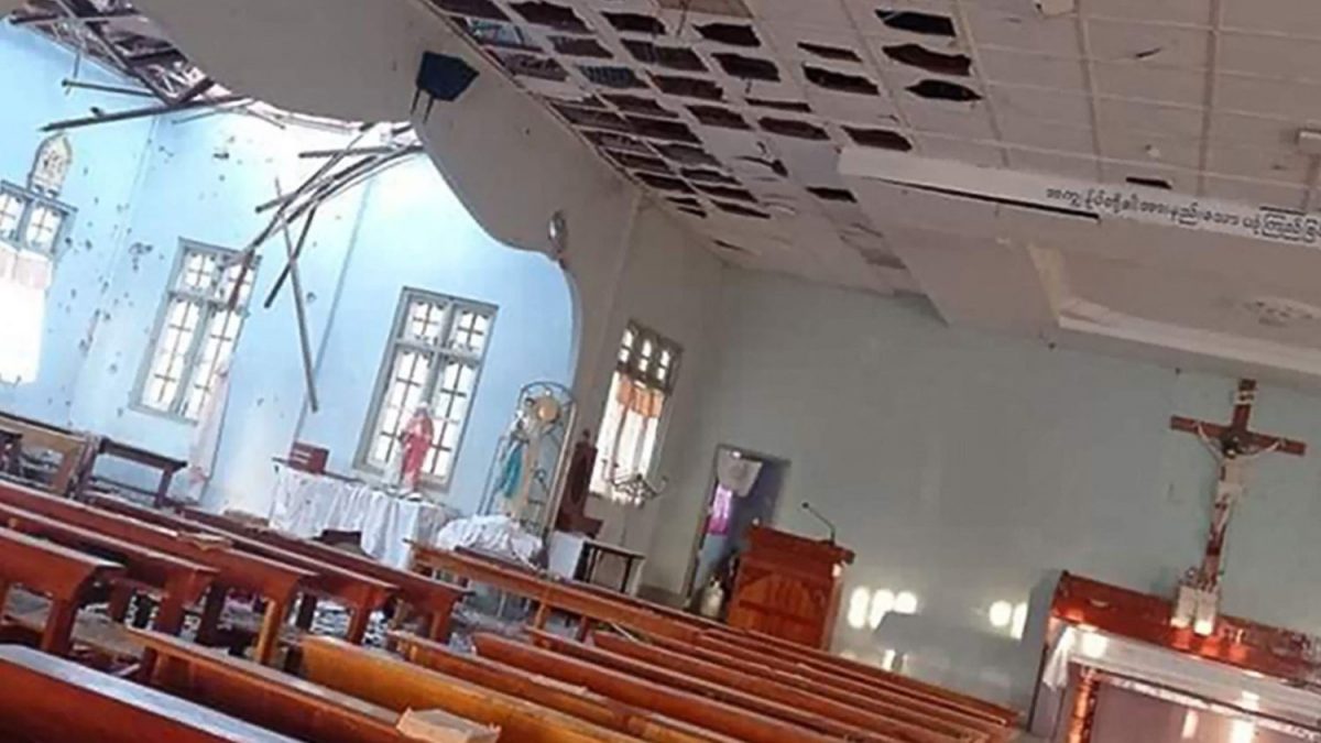 Myanmar: Otra iglesia bombardeada en Kayah, no hay víctimas