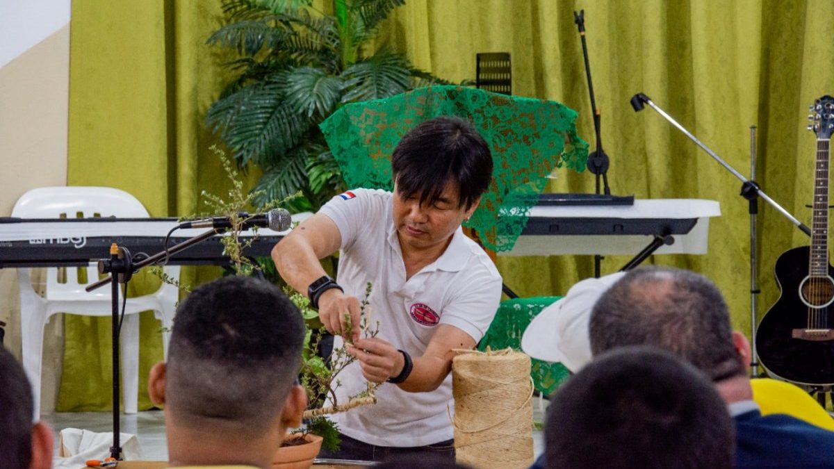 El arte del bonsái se instala en Penitenciaría de Tacumbú