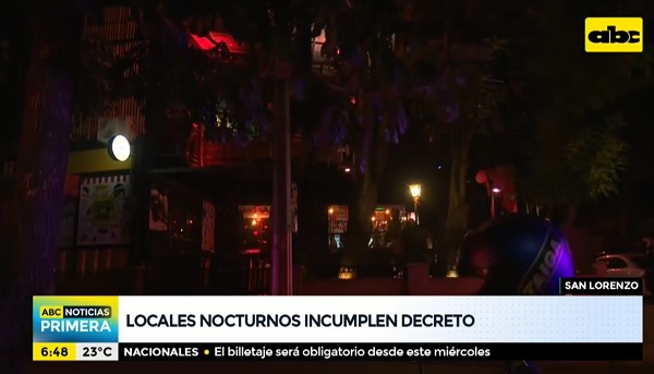Ni con apercibimiento policial cierran locales en San Lorenzo