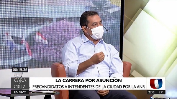 Precandidato a intendente de Asunción promete compra de vacunas