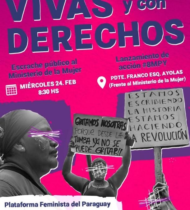 Tras repudio y anuncio de escrache, postergan acto por el Día de la Mujer Paraguaya