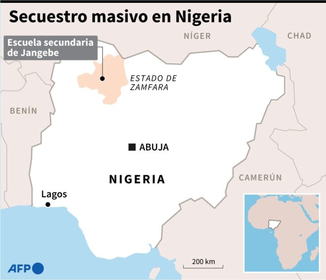 Nuevo secuestro masivo en una escuela en el noroeste de Nigeria
