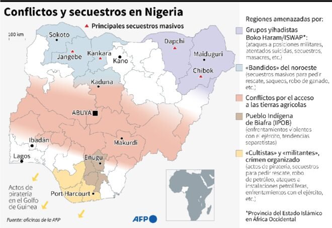 Liberadas las 279 adolescentes secuestradas en Nigeria la semana pasada