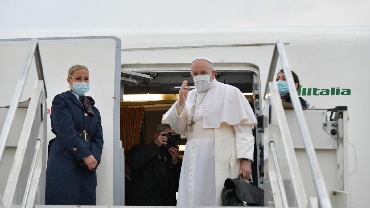 El Papa inicia su viaje a Iraq