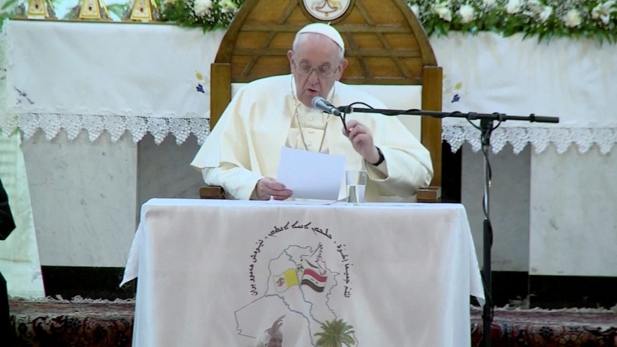 Papa al clero en Iraq: «La religión debe servir a la causa de la paz y la unidad»