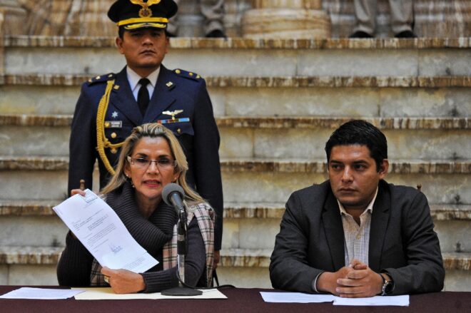 Detenida la expresidenta boliviana Áñez por la caída de Evo Morales