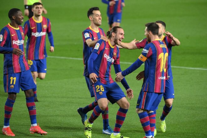 Barça golea al Huesca en la fiesta de Lionel Messi