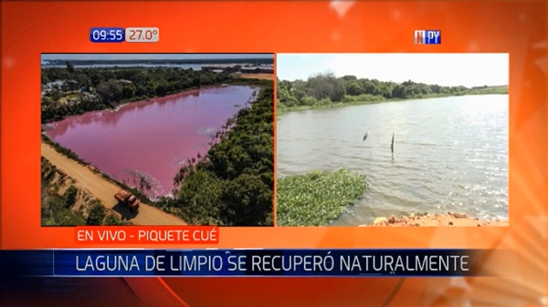 Laguna Cerro en Limpio se recupera naturalmente de la contaminación