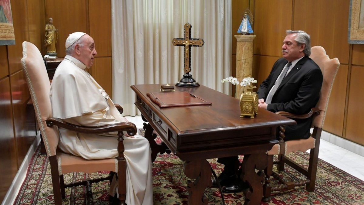 El Papa recibe al presidente argentino Alberto Fernández