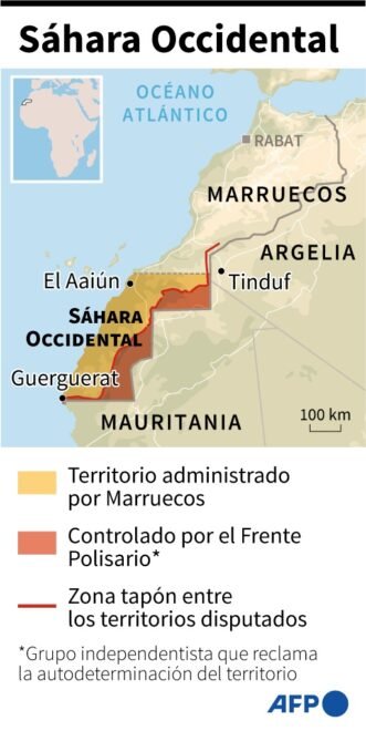 El Sáhara Occidental, un territorio disputado por Marruecos y el Frente Polisario