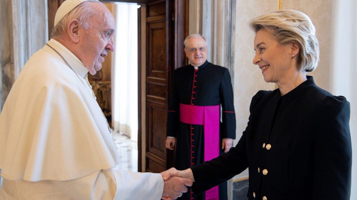 El Papa recibió a la Presidenta de la Comisión Europea, Ursula von der Leyen