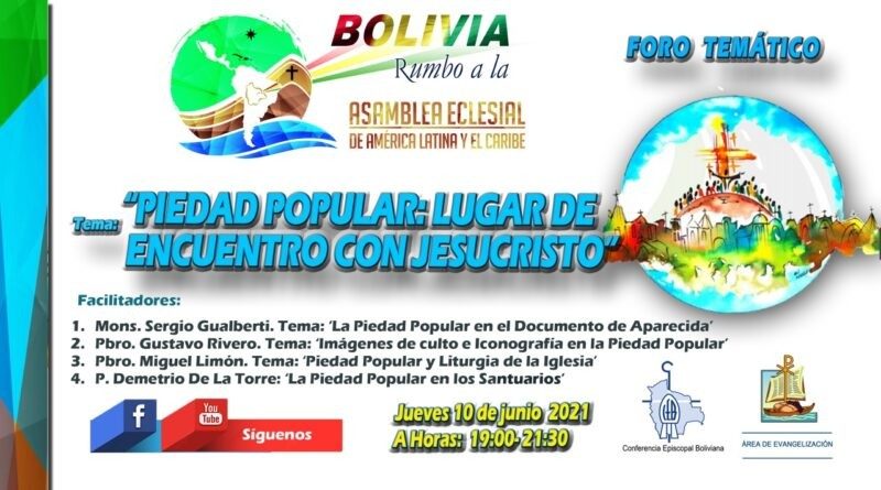Bolivia. Foro Eclesial sobre la religiosidad popular hacia la Asamblea Eclesial