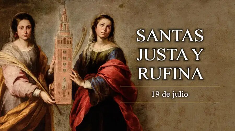 Hoy celebramos a las santas Justa y Rufina, dos mujeres unidas por la sangre y por Cristo