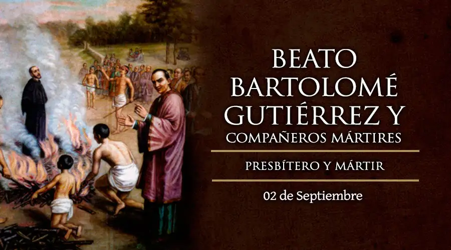 Hoy recordamos al Beato mártir Bartolomé Gutiérrez, de quien se burlaban por su sobrepeso
