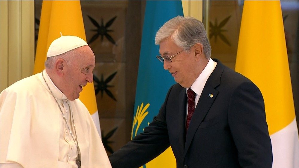 Kazajistán recibió al Papa Francisco