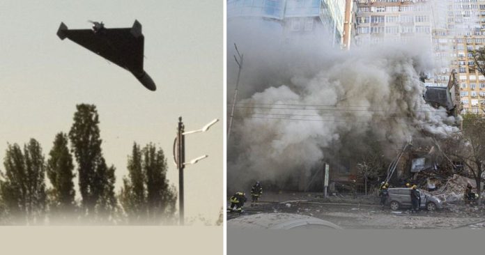 Los bombardeos en Ucrania se intensifican con drones kamikaze