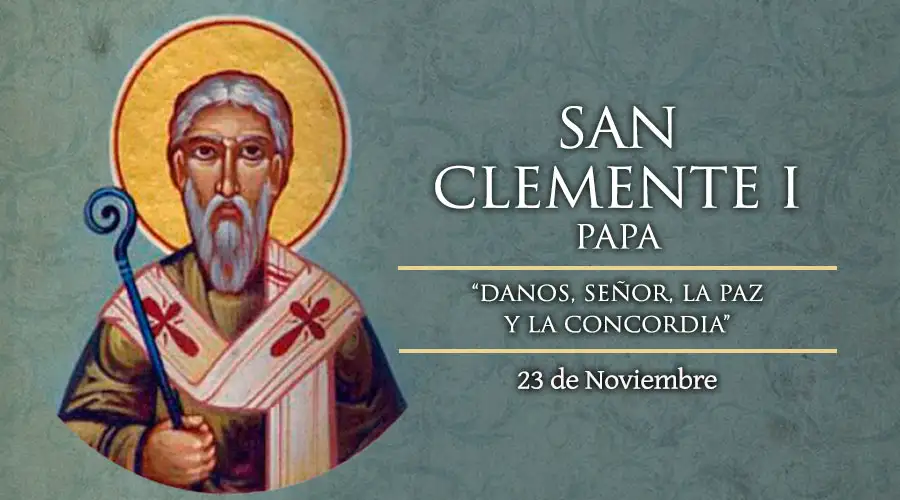 Hoy se celebra al Papa San Clemente I, impulsor de la paz y la concordia