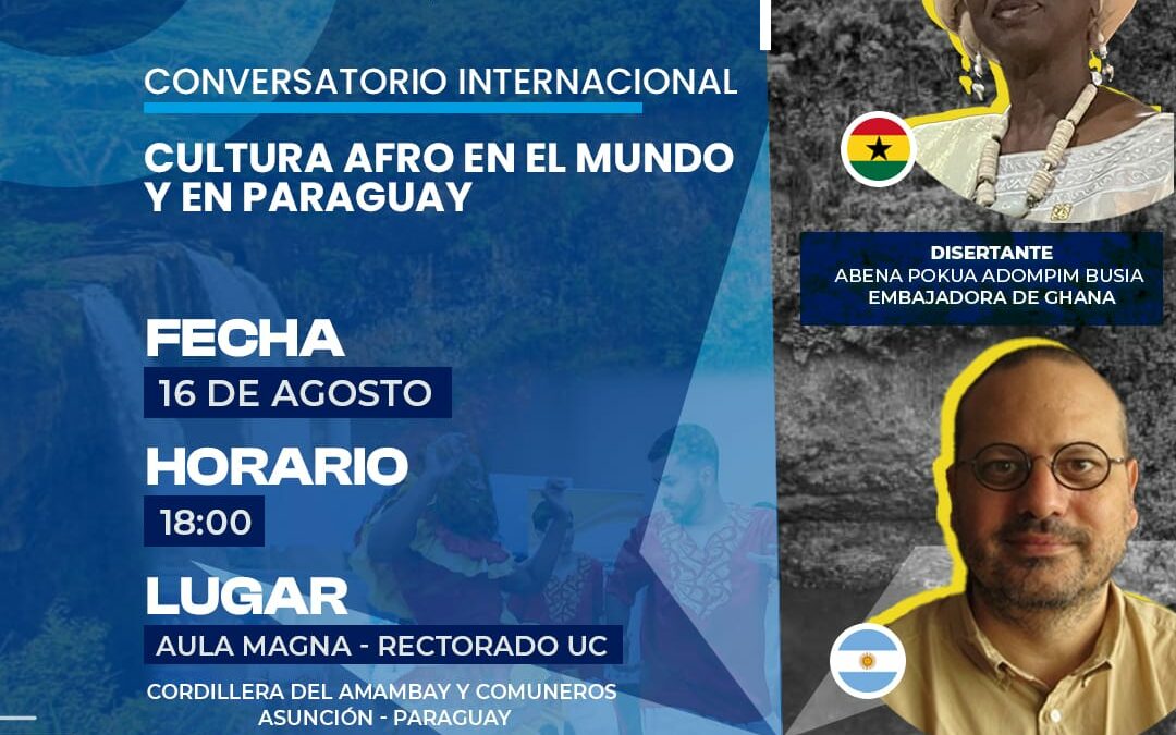UC invita al Conversatorio sobre la afrodescendencia en la actualidad en Paraguay