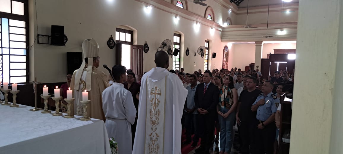 Celebraron los 25 años de la Catedral María Auxiliadora de Fuerte Olimpo