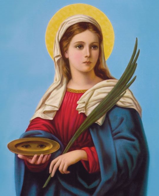 Santo del día – Miércoles 13 de Diciembre: Santa Lucía, virgen y mártir