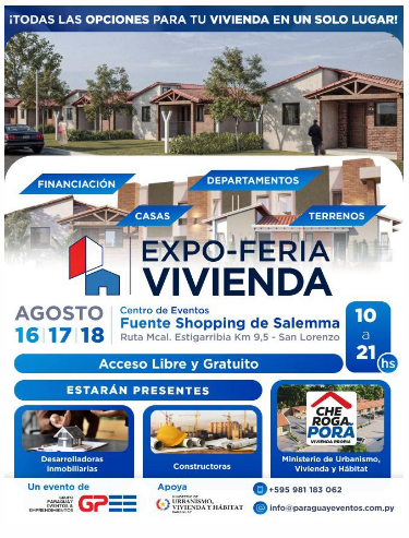 Casa Más en la Expo Feria Vivienda del 16 al 18 en Salemma