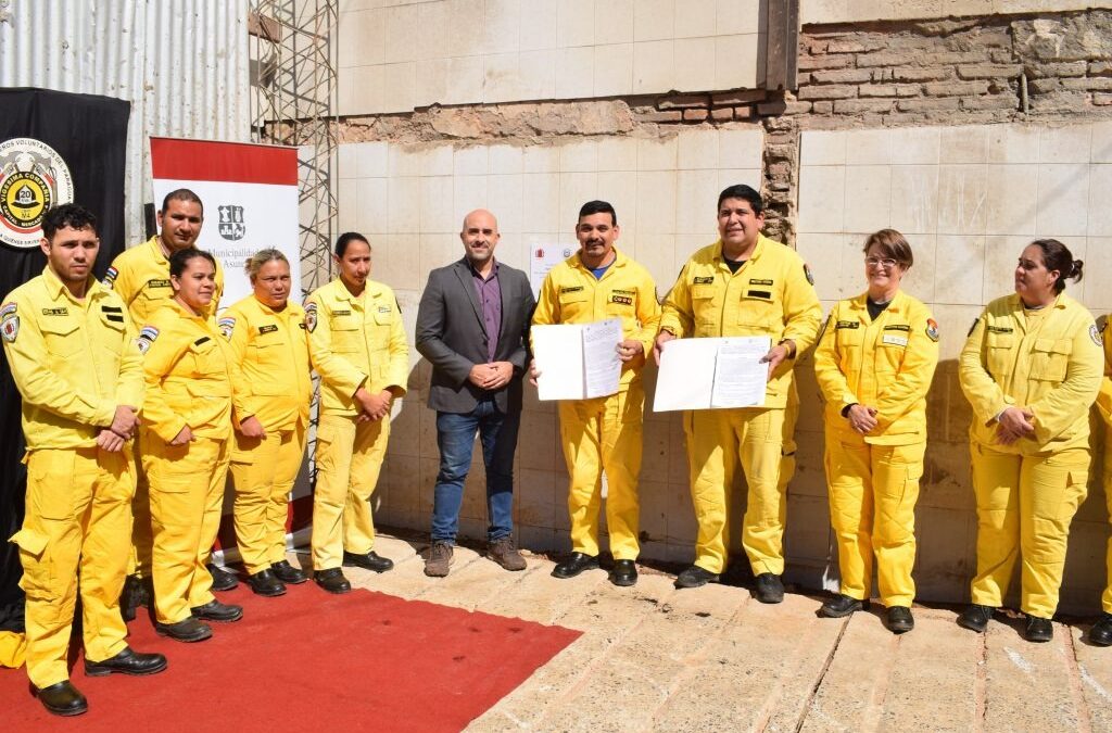 Compañía de bomberos se instaló en el Mercado 4