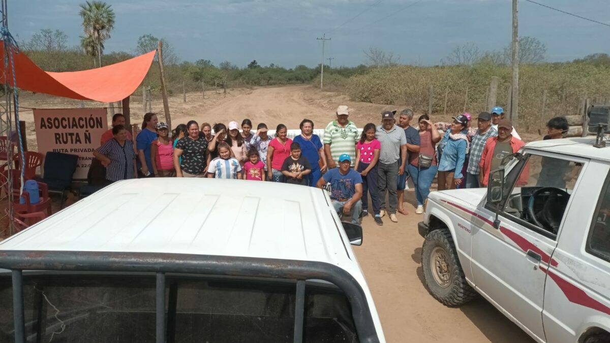 Persisten protestas por el cierre irregular de la “Ruta Ñ”