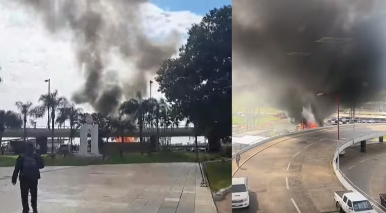 Silvio Pettirossi: Principio de incendio fue controlado