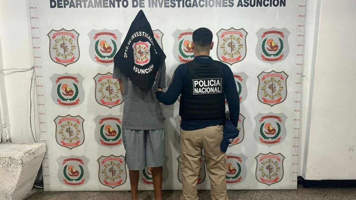 Capturan a presunto homicida en La Chacarita