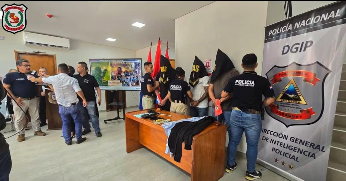Capturan a presunta banda internacional vinculada a varios asaltos