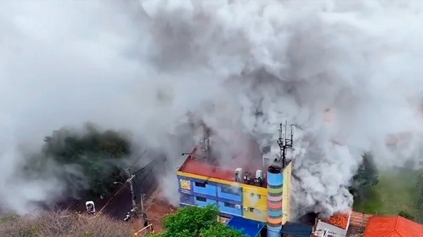 Tras incendio y bloqueo, vuelve la normalidad en Villa Aurelia