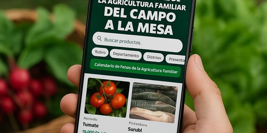 Compra de productos de la agricultura familiar por internet
