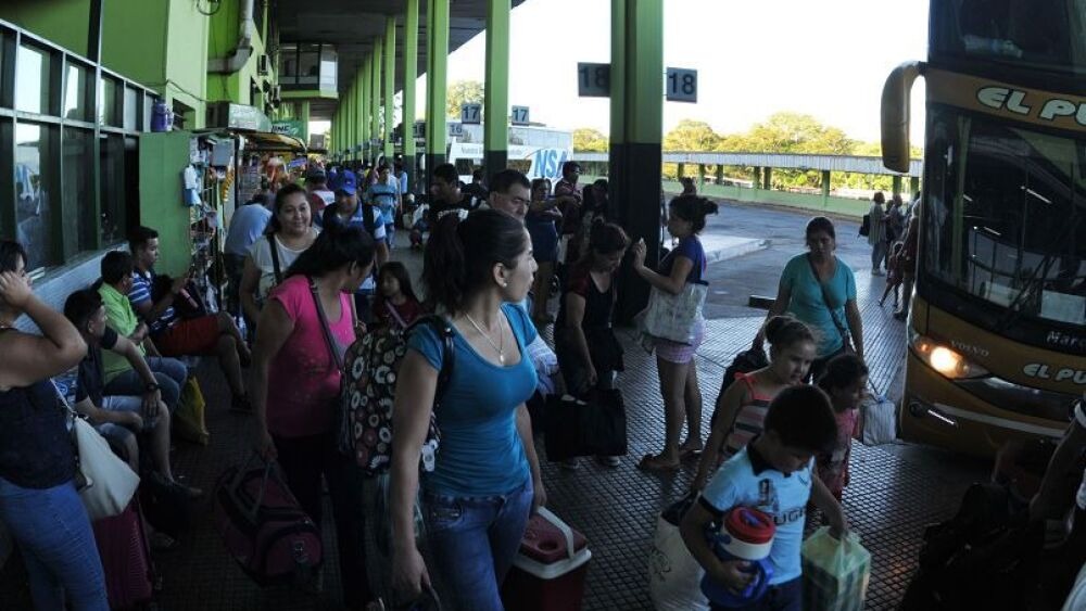 Fin de año con intenso movimiento en la Terminal de Ómnibus